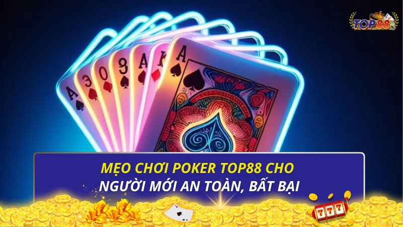 Mẹo chơi Poker Top88 cho người mới an toàn, bất bại